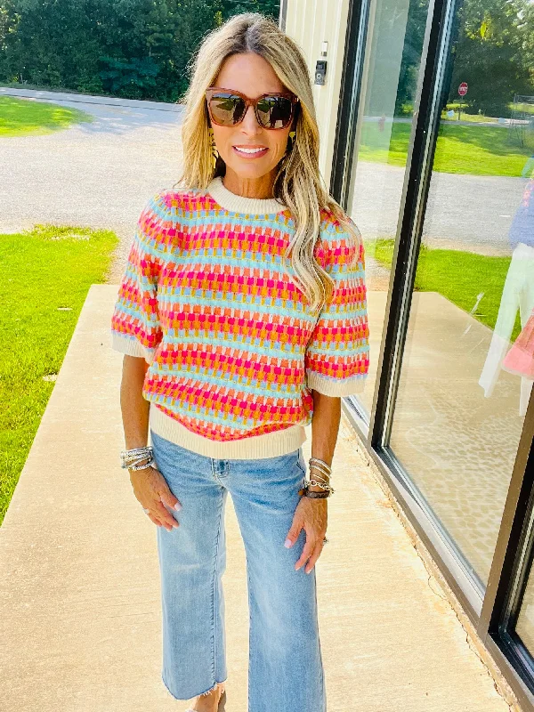 Funky SweatersSANDY BEACH SWEATER-SUMMER SALE