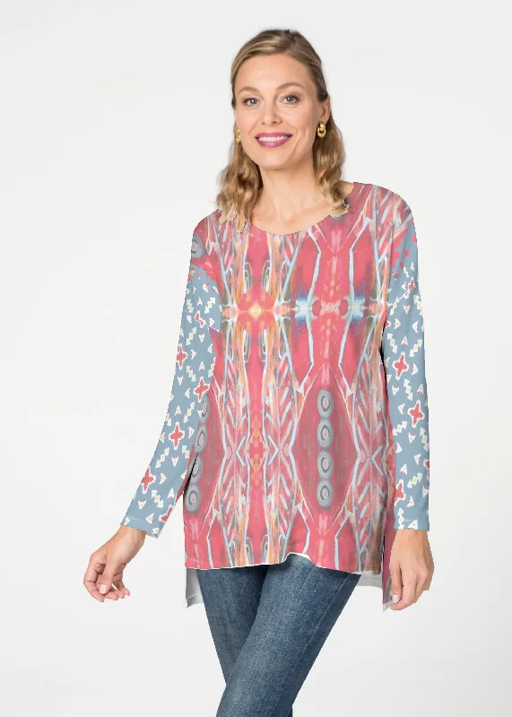 women's tops for those who love to dress up their casual looks with stylish topsSedona Sunset (2816) ~ Slouchy Butterknit Top