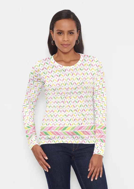 women's tops for those who want to make a fashion statementTutti Fruitti (8036) ~ Signature Long Sleeve Crew Shirt