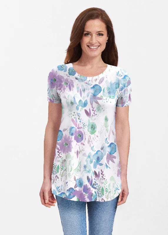 women's tops for those who want to create outfits that are both trendy and timelessViolet (16228) ~ Short Sleeve Butterknit tunic