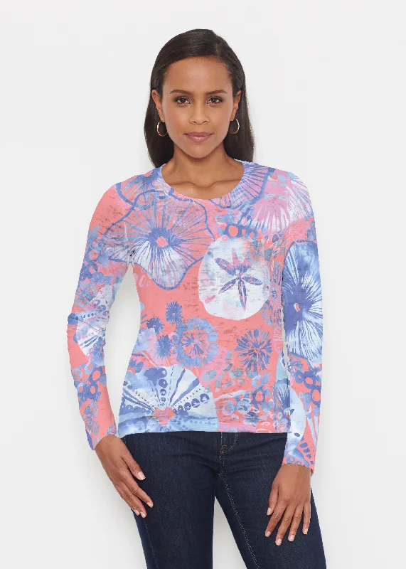 women's tops for those who want to create outfits that reflect their personal style and sense of fashionSand Dollar (16257) ~ Signature Long Sleeve Crew Shirt