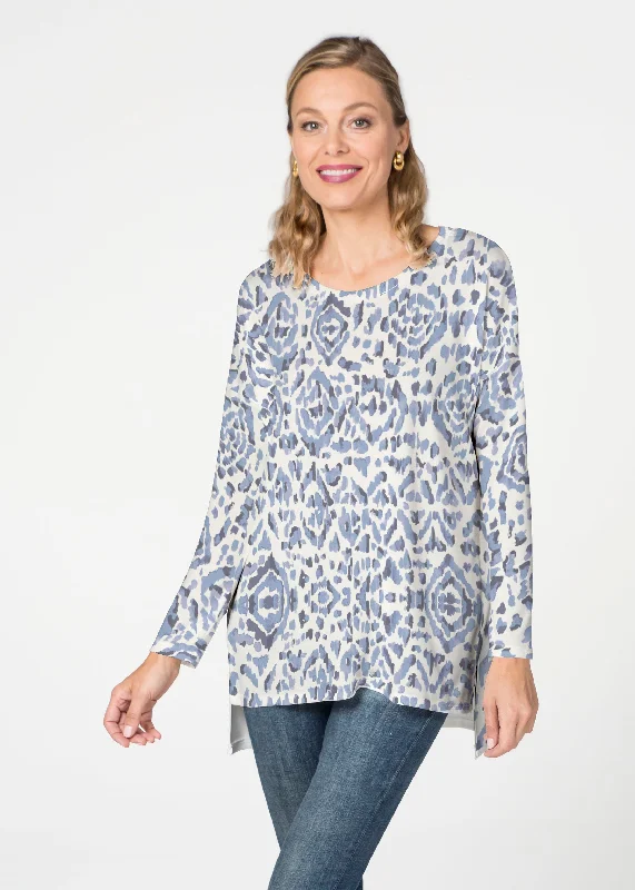 women's tops for those who want to make a bold fashion statement with their choice of topsBatik Zebra (7753) ~ Slouchy Butterknit Top