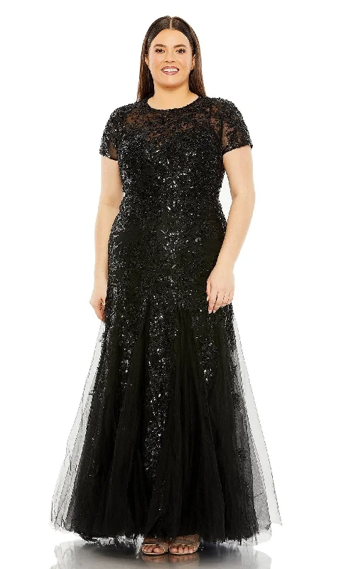 prom dress preservationLong Plus-Size Prom Dress 20623 by Mac Duggal