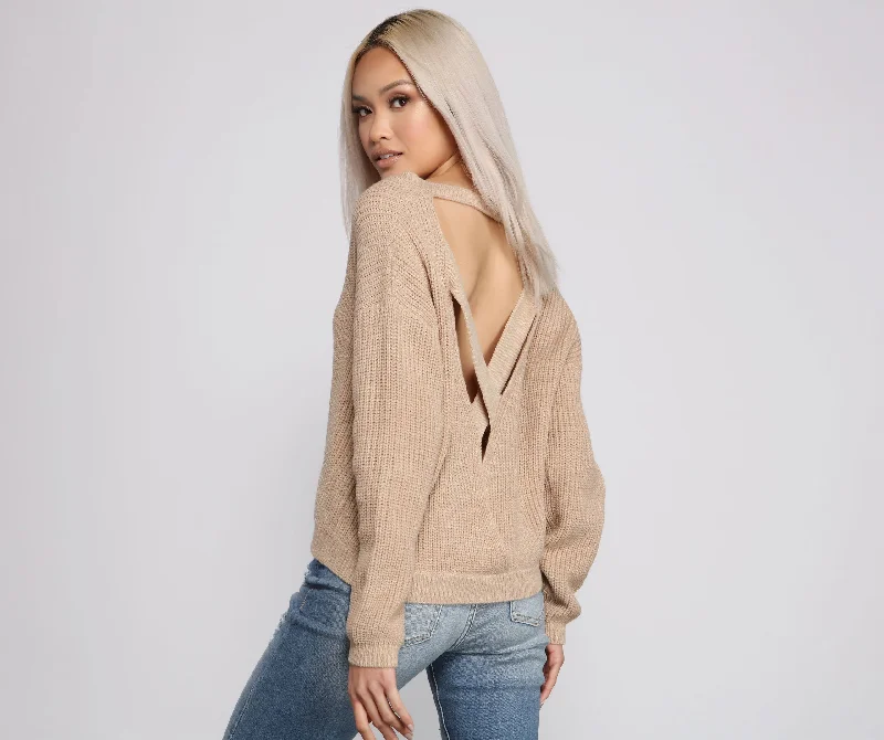 Stylish Trendy Pullover SweatersCozy And Chic V Neck Sweater