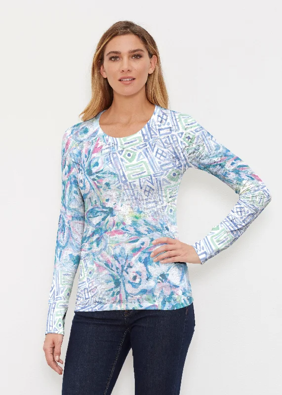 women's tops for those who want to invest in timeless piecesLilly (17234) ~ Thermal Long Sleeve Crew Shirt